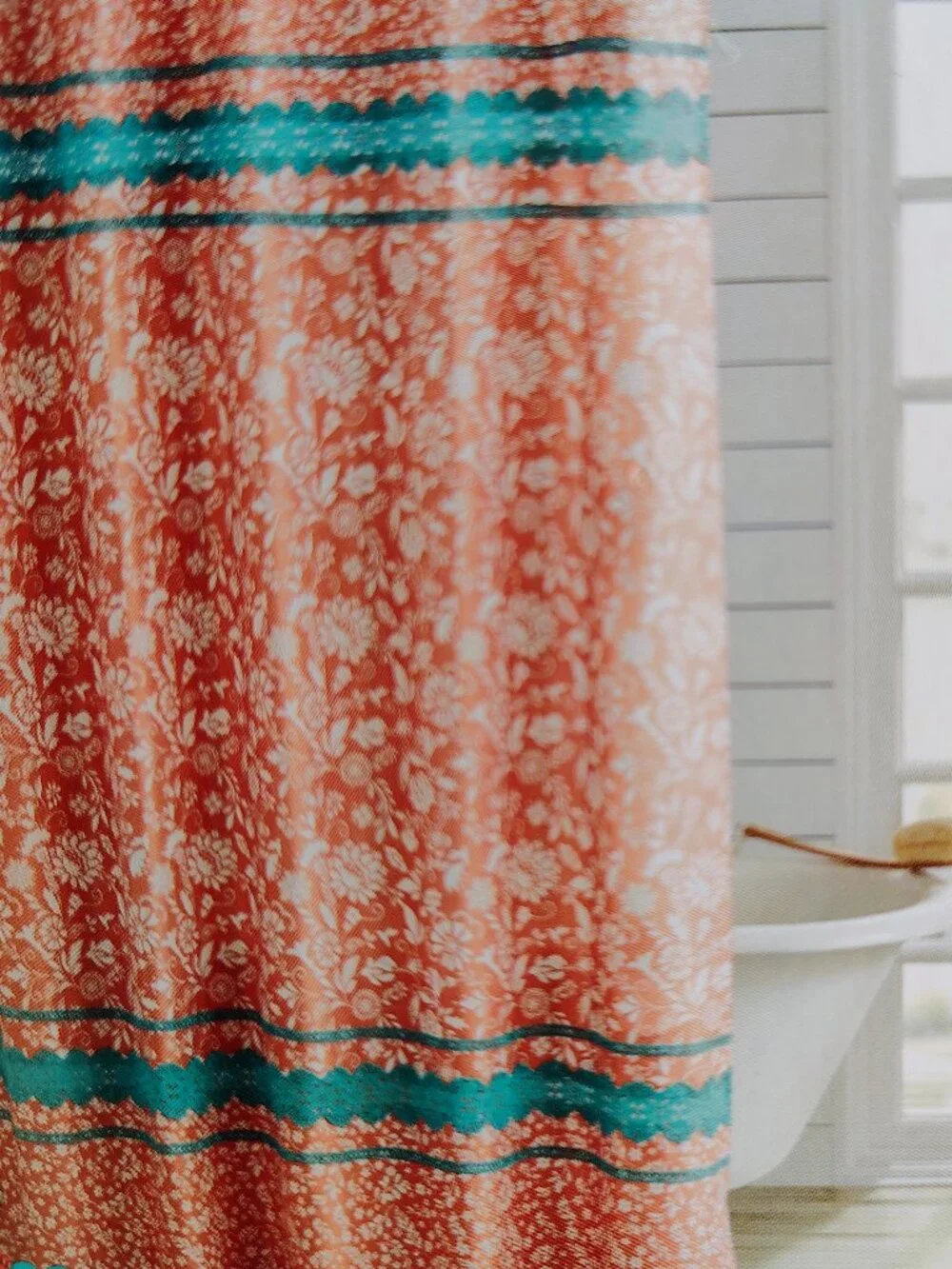 Brand new The Pioneer Woman Mazie Medallion Fabric Shower curtain